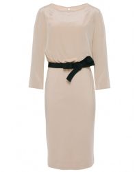 Boutique Moschino Natural Belted Dress