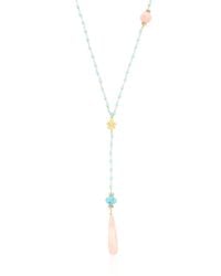 Katerina Psoma | Blue Rosary Necklace | Lyst
