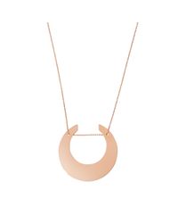 Ginette NY Metallic Masai On Chain Necklace