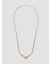 Helena Rohner - Metallic Large Gold Plated Knot Pendant Gold Plated - Lyst