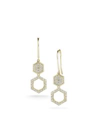 Dana Rebecca | Yellow Jenn Hexagon Earrings | Lyst
