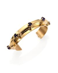 Aesa | Metallic Muse Iolite Reflection Cuff Bracelet | Lyst