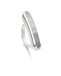 Monica Vinader | Metallic Baja Long Ring | Lyst