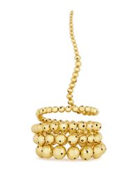Paula Mendoza Nereus Gold Plated Bracelet In Metallic Lyst Paula Mendoza Women S Metallic Nereus Gold Plated Bracelet