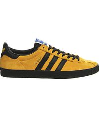 adidas Jamaica Island Series Suede Trainers in Yellow - Lyst