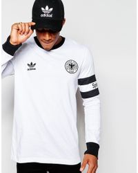 adidas Originals Retro Beckenbauer Long Sleeve T-shirt Ab7459 in White for  Men - Lyst