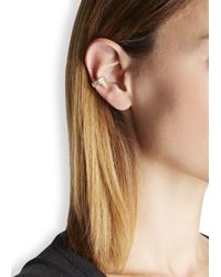 Elizabeth and James Metallic Stella 22kt Gold-plated Ear Cuff