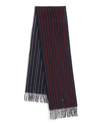 Polo Ralph Lauren | Purple Double-faced Striped Scarf for Men | Lyst