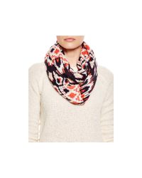 Aqua | Blue Ikat Loop Scarf | Lyst