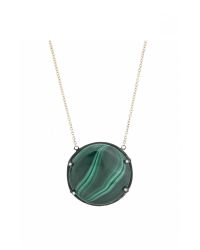 Jane Pope Jewelry | Blue Round Malachite Necklace | Lyst