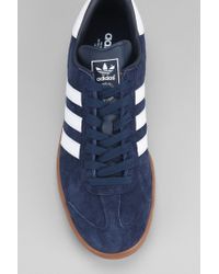adidas hamburg navy gum sole