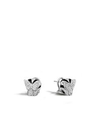 John Hardy | Blue Legends Macan Stud Earrings | Lyst