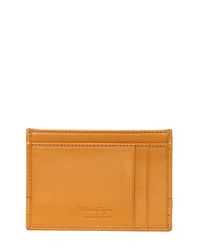 Ferragamo | Yellow Nappa Leather Card Holder for Men | Lyst