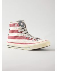 converse distressed flag
