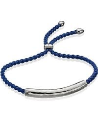 Monica Vinader | Blue Esencia Friendship Bracelet | Lyst