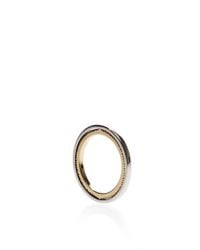 Delfina Delettrez | Metallic Tourbillon Gold, Black Diamond, And Yellow Sapphire Ring | Lyst