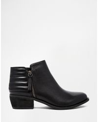 dune flat ankle boots