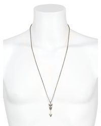 Jade Jagger | Metallic Capsule Collection One Arrow Necklace for Men | Lyst