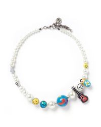 Venessa Arizaga | Multicolor 'around The World' Glass Pearl Necklace | Lyst