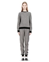 Alexander Wang Gray French Terry Sweatpants