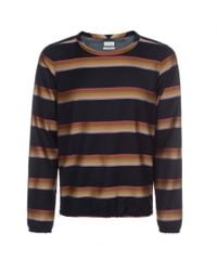 Paul Smith | Multicolor Rainbow Stripe Wool Smock for Men | Lyst