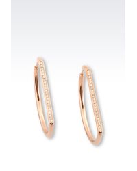 Emporio Armani | Metallic Earrings | Lyst