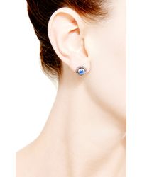 Dana Rebecca | Purple Emma Harper Round Earrings | Lyst