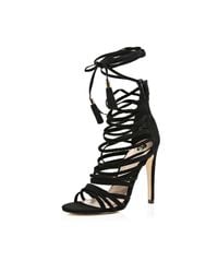 strappy tassel sandals