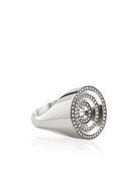 Noor Fares | Metallic Eternity Step Ring | Lyst