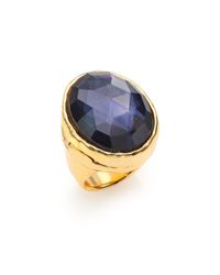 Alexis Bittar | Blue Elements Dark Alchemy Hematite & Crystal Serpent Poison Cocktail Ring | Lyst