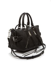 Rebecca Minkoff | Black Moto Satchel | Lyst