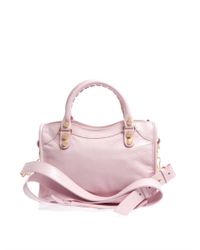 balenciaga mini city bag pink