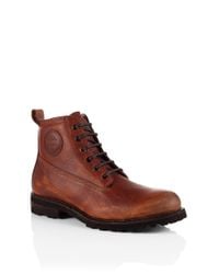 BOSS Orange Brown Boots 'Boorty' In Leather for men
