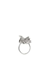 Alexander McQueen | Metallic King And Queen Skull Ring | Lyst