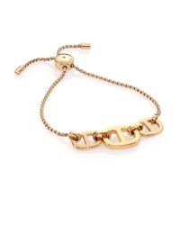 Michael Kors | Metallic Heritage Maritime Link Slider Bracelet | Lyst