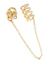 Joomi Lim | Metallic 'london Calling' Skull Earring And Cuff Set | Lyst