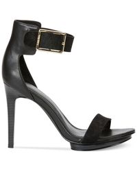 calvin klein women's shoes vivian high heel sandals