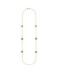 Kenneth Jay Lane | Metallic Queen Elizabeth The Second Medallion Chain Necklace | Lyst
