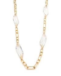 Alexis Bittar | Metallic Lucite Station Necklace | Lyst