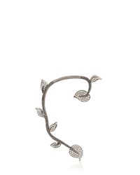 Elise Dray | Black Leaves Ear Cuff Earrings | Lyst