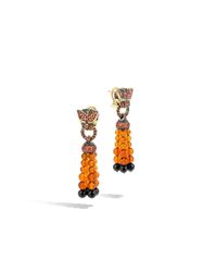 John Hardy | Orange Legends Macan Earrings | Lyst