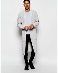 mens longline cardigan