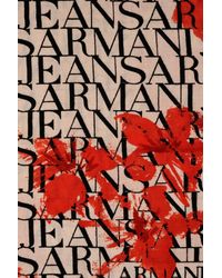 Armani Jeans | Natural Wool Scarf | Lyst