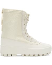 white yeezy boots
