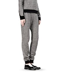Alexander Wang Gray French Terry Sweatpants