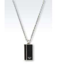 Emporio Armani | Metallic Necklace for Men | Lyst