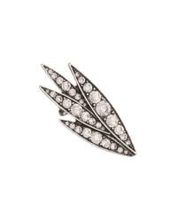 Lulu Frost | Metallic Datura Ear Cuff - Silver | Lyst