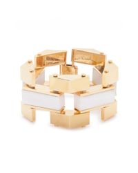 Lele Sadoughi | Metallic Sandbar Bracelet In Sand | Lyst