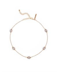 Oscar de la Renta | Metallic Pavé Mosaico Necklace | Lyst