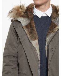 rabbit fur lined parka